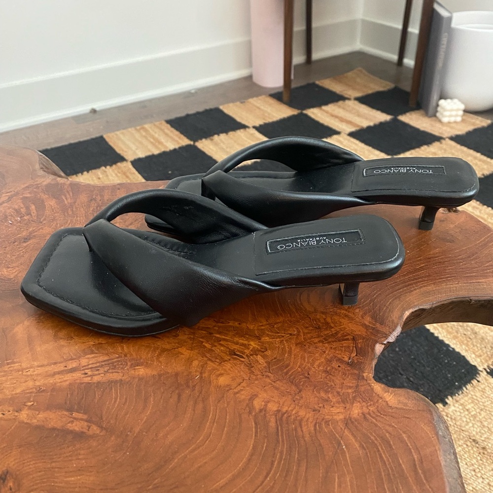 Tony Bianco Black Women's Sandals
